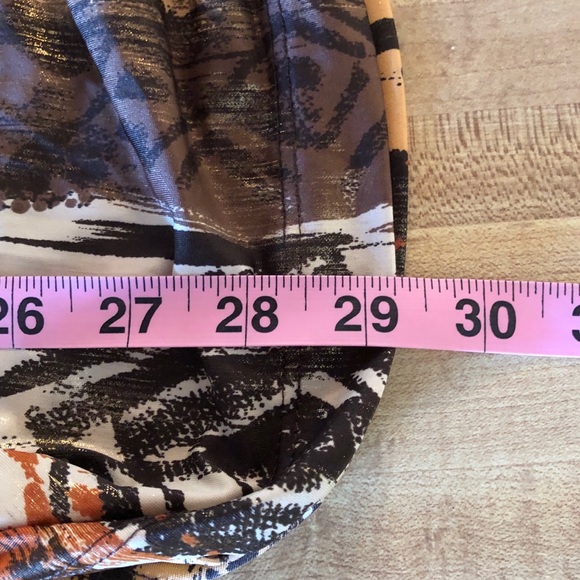 Dots 2X Animal Print Halter Top w/ Triangle NWT - Picture 8 of 8